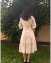 white cotton dress